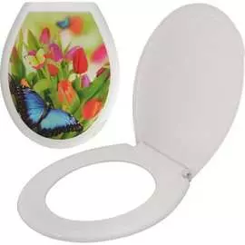 Сиденье для унитаза МУЛЬТИДОМ Баттерфляй СП72-103