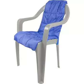 Сидушка-накидка для садового стула BELON familia СНС-1-ГОЛУБОЙ