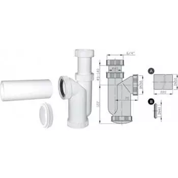 Сифон для мойки Miano