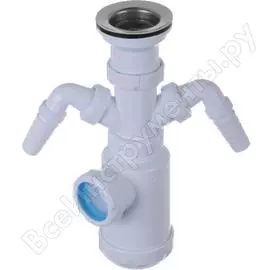 Сифон jimten на 40 мм, с двумя носиками s-371 002658 32047