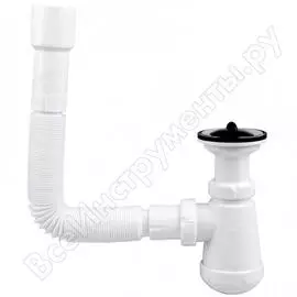 Сифон jimten на 40 мм, с гофрой 40/50 s-531/40 002738 32048