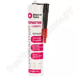 Силикатный герметик для печей и каминов MASTERTEKS PROFMASTER 53396
