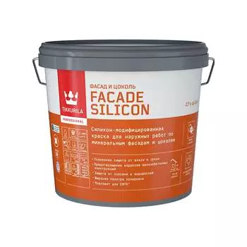 Силикон модифицированная краска для фасадов Tikkurila FACADE SILICON 700011474