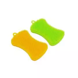 Силиконовая губка для мытья посуды BRADEX