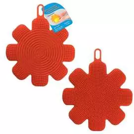 Силиконовая щетка для мытья посуды овощей и фруктов МУЛЬТИДОМ