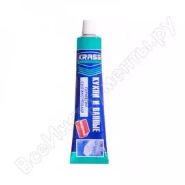 Силиконовый герметик krass для кухни и ванны бесцветный 115 мл лк-00001494