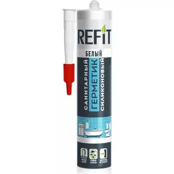 Силиконовый санитарный герметик REFIT R26CSW