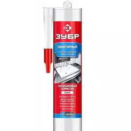 Силиконовый санитарный герметик ЗУБР ЭКСПЕРТ 41235-0