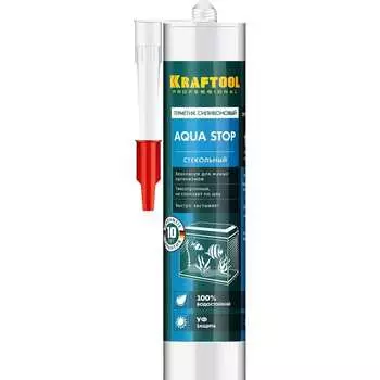 Силиконовый стекольный герметик KRAFTOOL GX107 AQUA STOP 41256-2