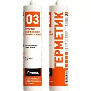 Силиконовый универсальный герметик Kresil 03 4680195340066