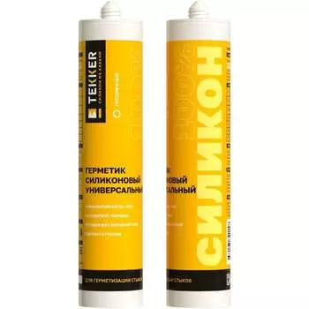 Силиконовый универсальный герметик Tekker 4680195340158