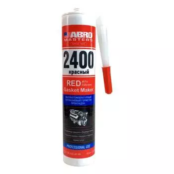 Силиконовый высокотемпературный герметик ABRO MASTERS SS-2400-RED-AM-RW