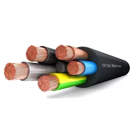 Силовой гибкий кабель h07rn-f 3x4 top cable xtrem 10 метров арт.3003004