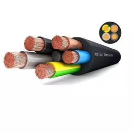 Силовой гибкий кабель h07rn-f 4x2,5 top cable xtrem 10 метров арт.3004002m