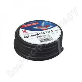 Силовой медный кабель ВВГ-ПнгА REXANT 01-8272-10