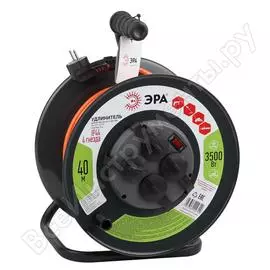 Силовой удлинитель ЭРА RMx4e, s3x1.5-40m Б0046851