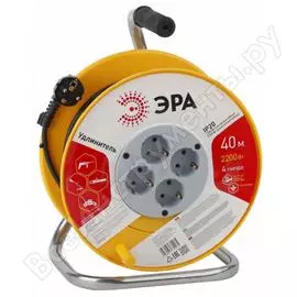 Силовой удлинитель эра rp-4-3x0.75-40m б0033021