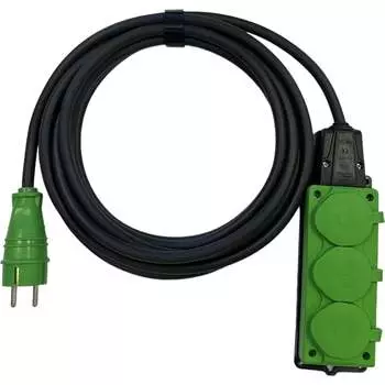 Силовой удлинитель iTOK COLOR i-CONNECT-COLOR-SU-KG-325-3-54-5-GREEN