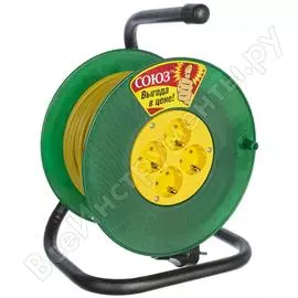 Силовой удлинитель на катушке Союз 481S-3702