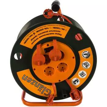 Силовой удлинитель на катушке GLANZEN EB-50-007 00012294