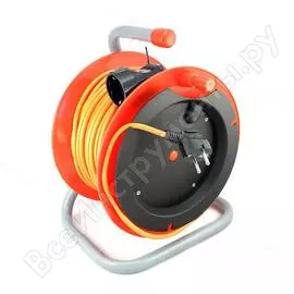 Силовой удлинитель на катушке LUX К1-Е-40 4606400417613