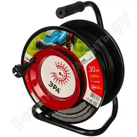 Силовой удлинитель на катушке rp-1-2x1.0-30m 30м, 1 гнезда эра б0001675