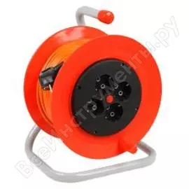 Силовой удлинитель на катушке LUX К4-Е-30, ПВС3х1.5