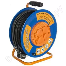 Силовой удлинитель на катушке GLANZEN EB-50-010 00012297