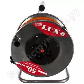 Силовой удлинитель на катушке LUX К4-Е-50 4606400419433