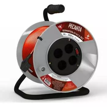 Силовой удлинитель Ресанта СУ-3x1,5-30/2 61/118/6