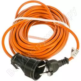 Силовой удлинитель-шнур denzel, 15м, 1 розетка, 10a, тип ух10 95911