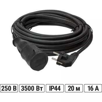 Силовой удлинитель-шнур TDM ELECTRIC УШз16-101 SQ1302-0342