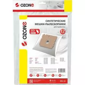 Синтетические мешки-пылесборники для пылесоса OZONE XXL-12