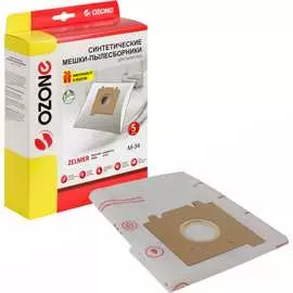 Синтетические мешки-пылесборники для пылесоса OZONE M-34