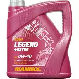 Синтетическое масло MANNOL LEGEND Ester 0W40 1001