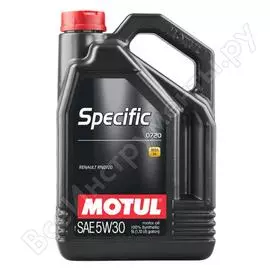 Синтетическое масло MOTUL Specific RN 0720 5W30 102209