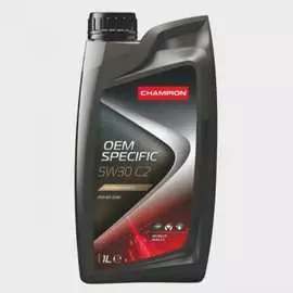 Синтетическое моторное масло CHAMPION OEM SPECIFIC С2 5W30, SN/CF, C2-16 8209611