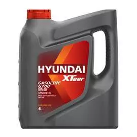 Синтетическое моторное масло HYUNDAI XTeer XTeer Gasoline G700 5W40 SN 1041136