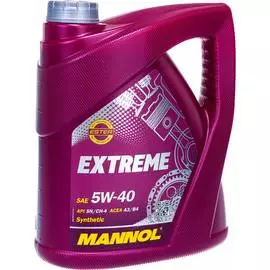 Синтетическое моторное масло MANNOL EXTREME 5W40 1021