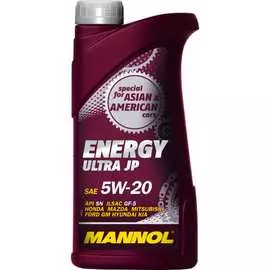 Синтетическое моторное масло MANNOL ENERGY ULTRA JP 5W20 4000