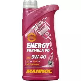 Синтетическое моторное масло MANNOL ENERGY FORMULA PD 5W40 4013