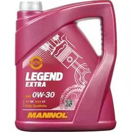 Синтетическое моторное масло MANNOL LEGEND EXTRA 0W30 79195