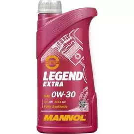 Синтетическое моторное масло MANNOL LEGEND EXTRA 0W30 79191