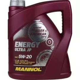 Синтетическое моторное масло MANNOL ENERGY ULTRA JP 5W20 4001
