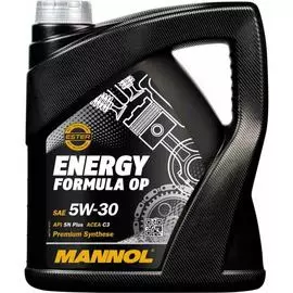 Синтетическое моторное масло MANNOL ENERGY FORMULA OP 5W-30 1077