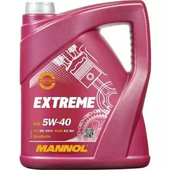 Синтетическое моторное масло MANNOL EXTREME 5W40 1022