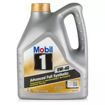 Синтетическое моторное масло MOBIL 1 FS 0W-40 153677 153692