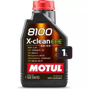 Синтетическое моторное масло MOTUL 8100 X-сlean EFE 5W30 111687