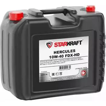 Синтетическое моторное масло STARKRAFT hercules 10w-40 fdx-hd XF2630020