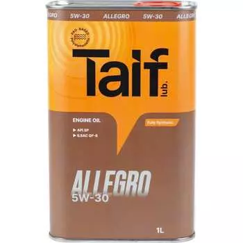 Синтетическое моторное масло TAIF TAIF ALLEGRO 5W-30 211009
